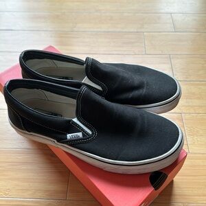 Black Slip On Vans